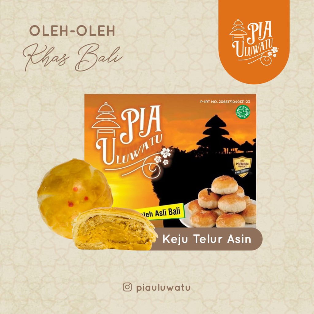 

Pia Uluwatu Keju Telur Asin