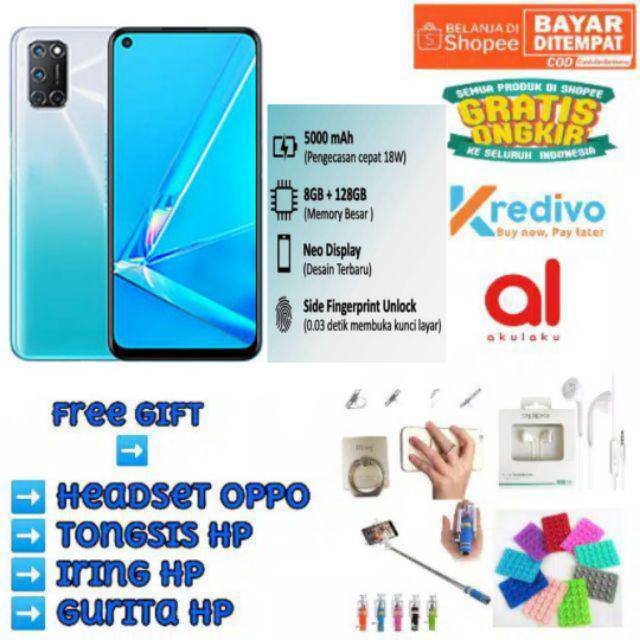 Oppo A92 ram 8/128 2020 new garansi resmi