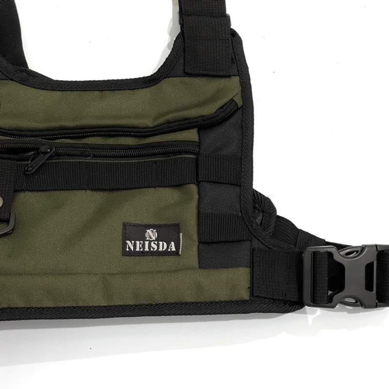 CHEST RIG BAG ORIGINAL NEISDA / TAS DADA PRIA TACTICAL ORIGINAL NEISDA GREEN BLACK V14