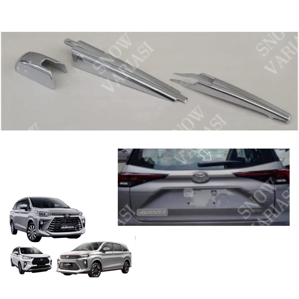 Cover Wiper Avanza Xenia Veloz 2021 2022 2023 GR Sport Chrome