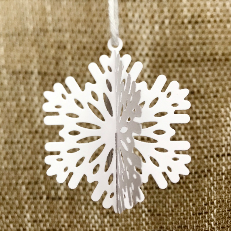 Cetakan Stensil Cutting Dies Motif Snowflake Natal Bahan Metal Untuk Scrapbook / Craft DIY / Embossing