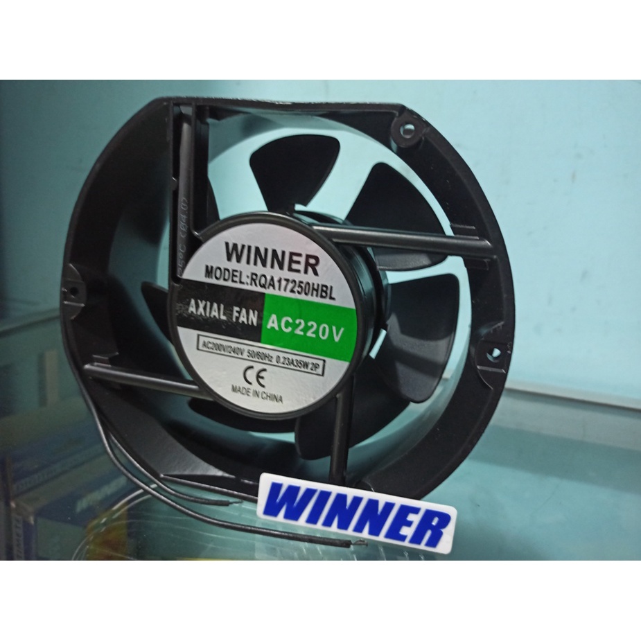 KIPAS COOLING FAN BESI BESAR 17.2 X 15CM AC 220V WINNER