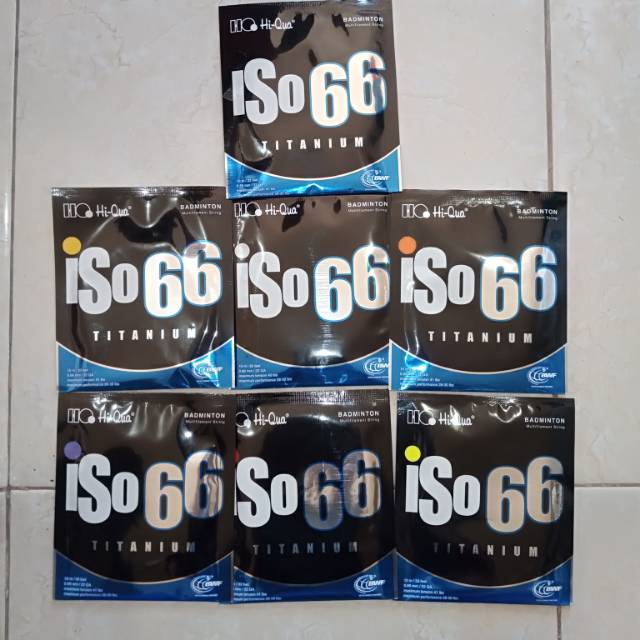 Senar badminton hiqua iso 66 titanium hiqua