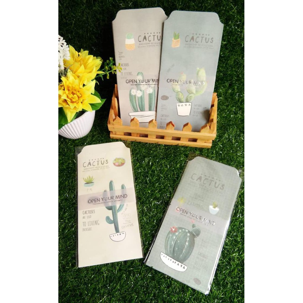 

Open Ds Amplop Lebaran / Angpao Wedding / Ultah Motif Fancy - Cactus