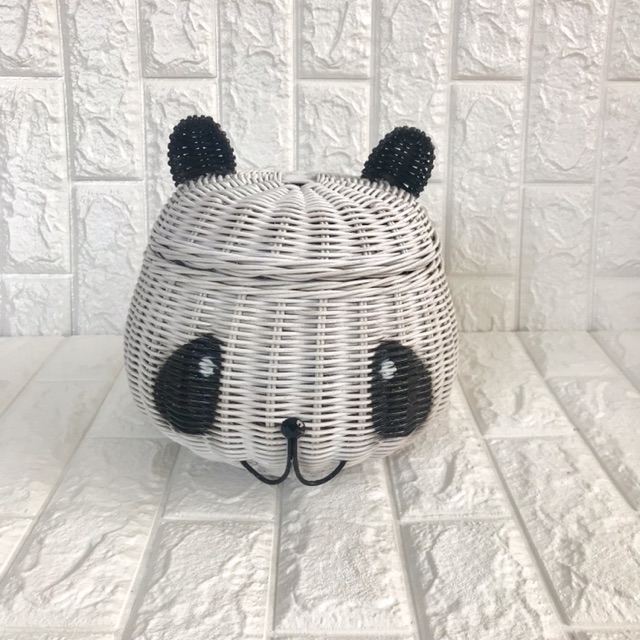 

Panda ratan / rotan gift box