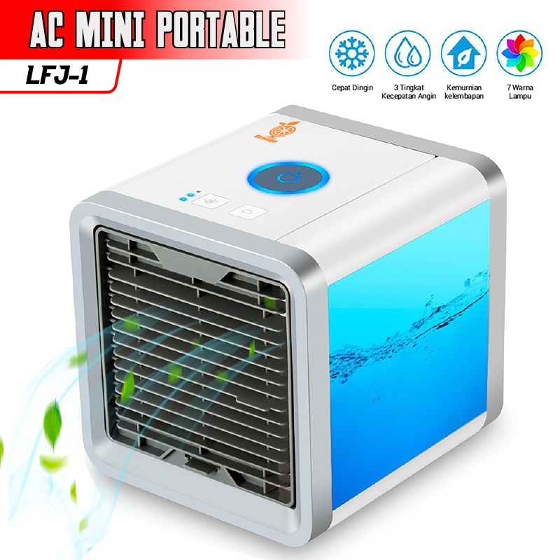 Pendingin ruangan AC Mini AC Portable USB import Air Ultra 2X Cooling Power Air Cooler Kipas AC