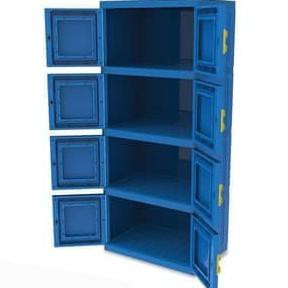 Lemari Plastik 4 Susun Karakter Lemari Pakaian