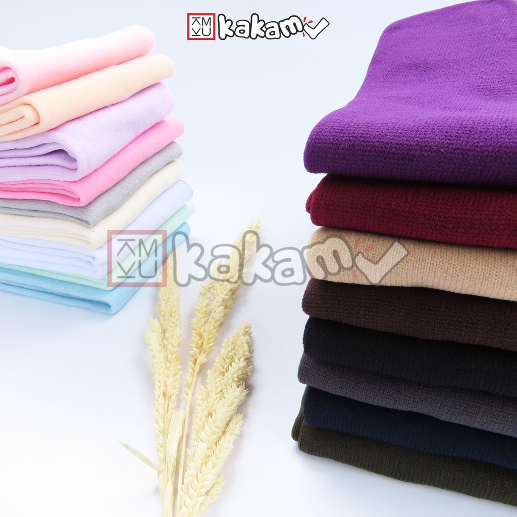 Kakamu Kaos Kaki Jempol Muslimah Nilon Motif Polos / Plain Lasting Collection Murah 1