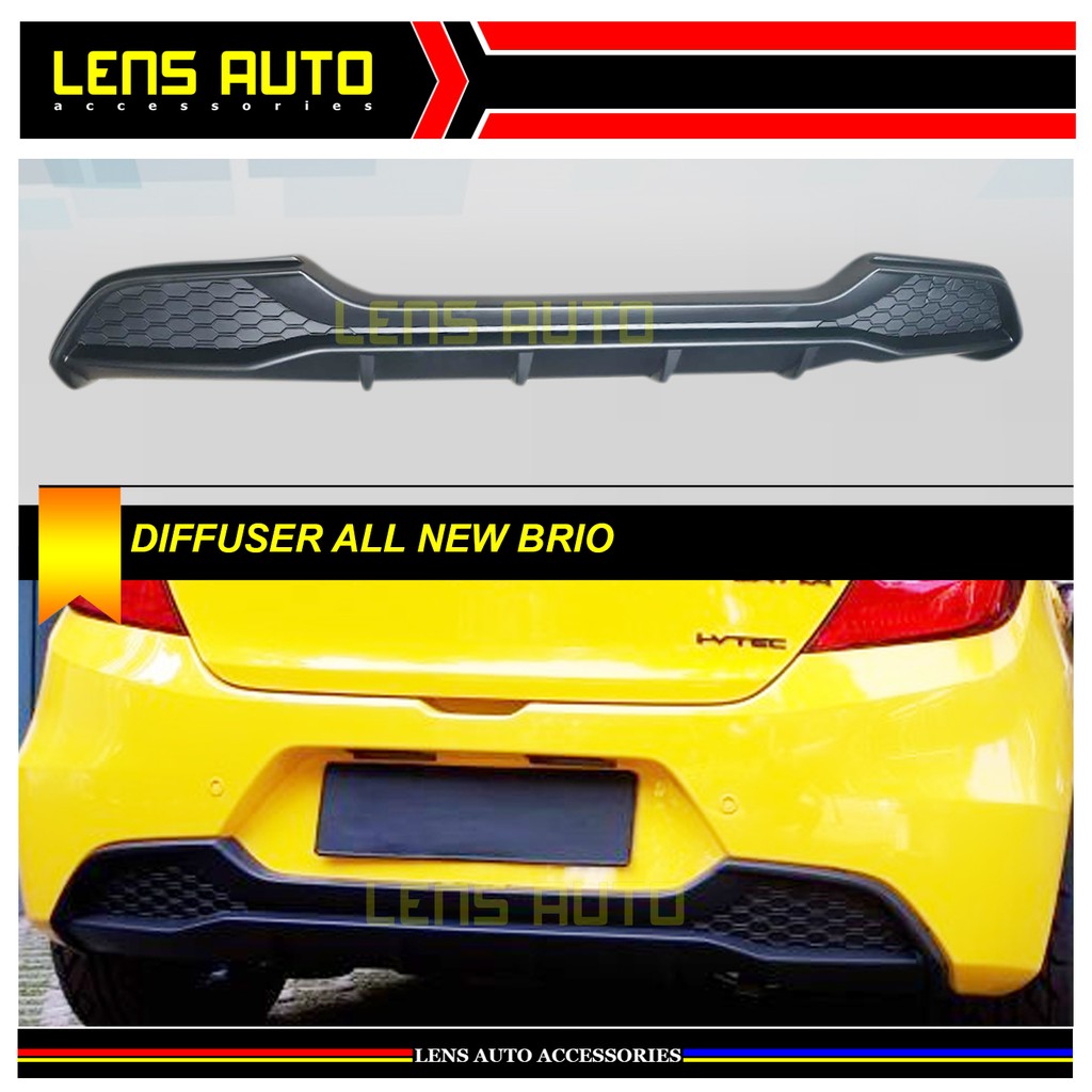 DIFFUSER ALL NEW BRIO - REAR DIFFUSER HONDA ALL NEW BRIO