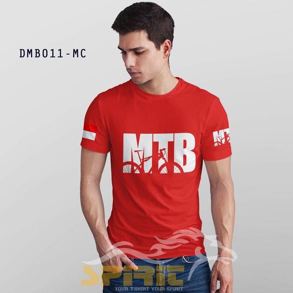Kaos Baju MTB tshirt Sepeda Balap Kaos Sepeda Thrill Pria Mtb Lengan Pendek Big Size Jumbo