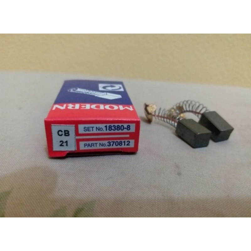 carbon brush modern cb21 / batu arang mesin bor pesawat ( bor pantat merah) CB21 / batu arang bor , gerinda cb 21