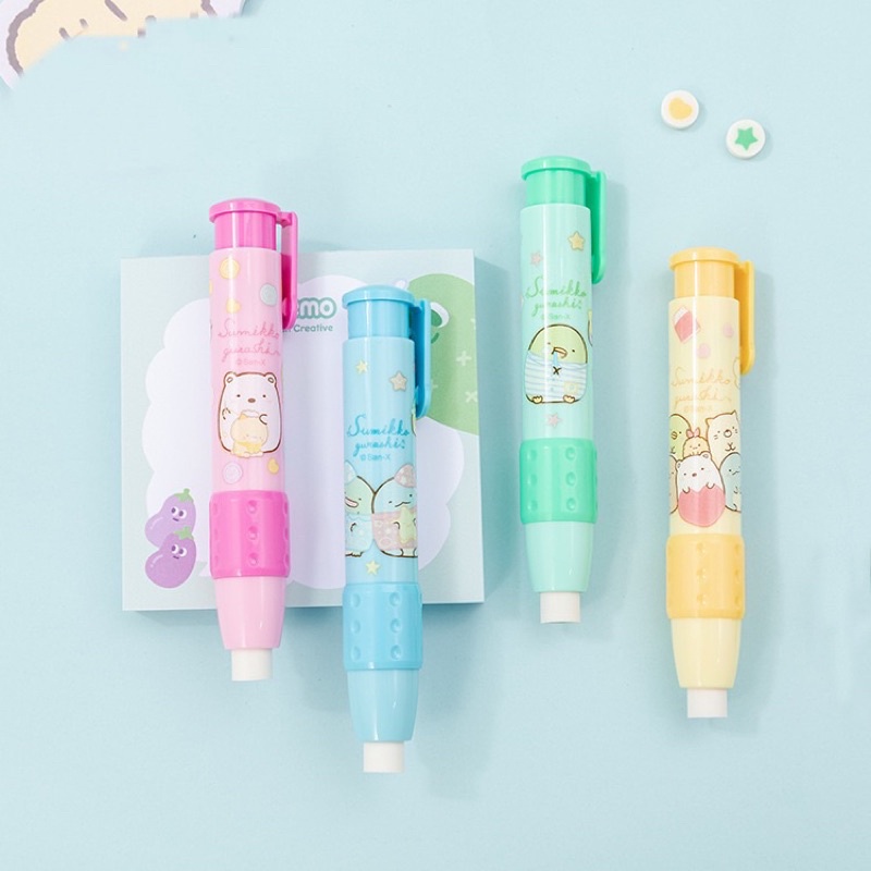 KENSHO Penghapus Cetek Click Eraser Sumikkogurashi Lucu Import