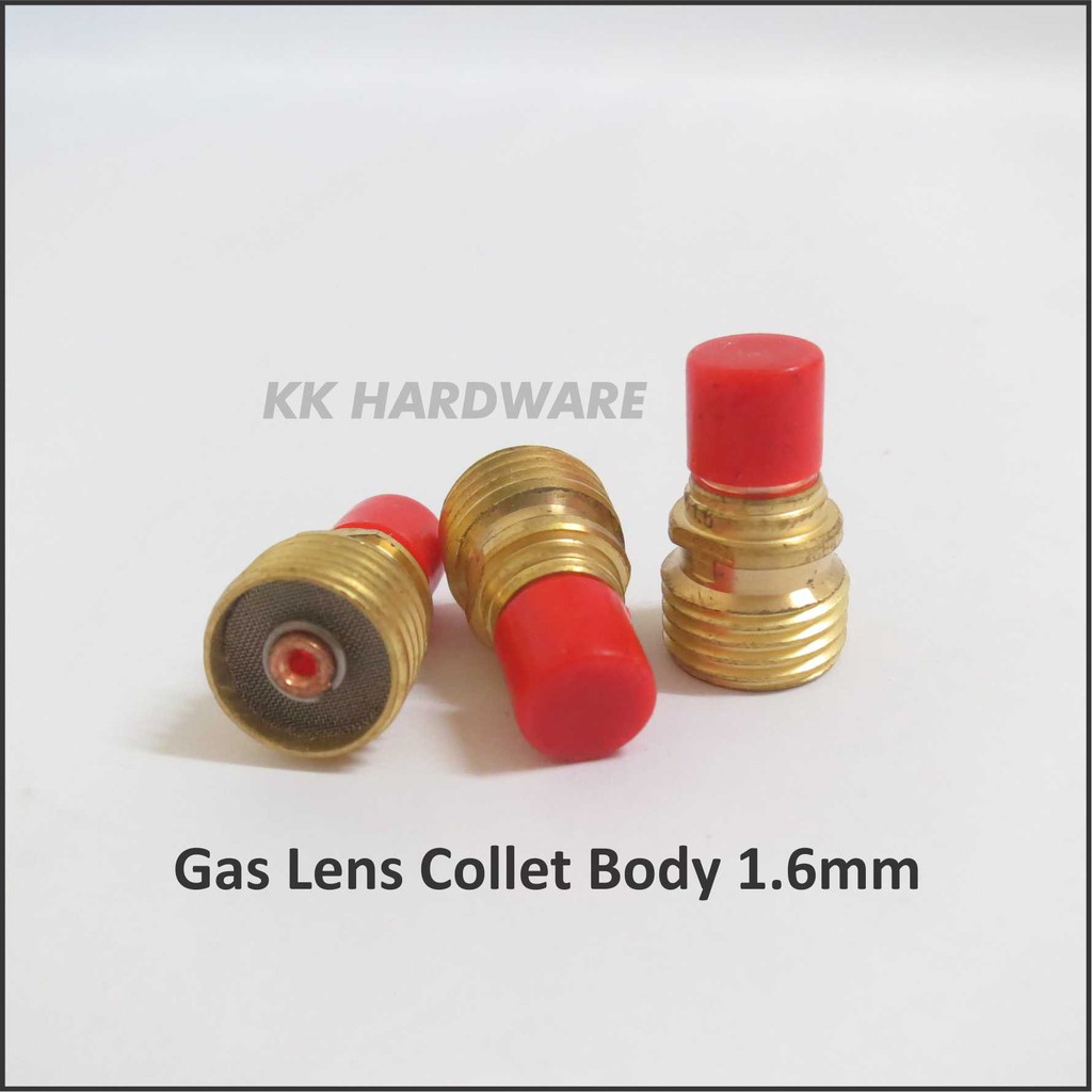 Gas Lens Collet Body 1.6mm Argon Torch WP9 WP20 WP25/Las Tig/Stang Argon/Tang Las Argon