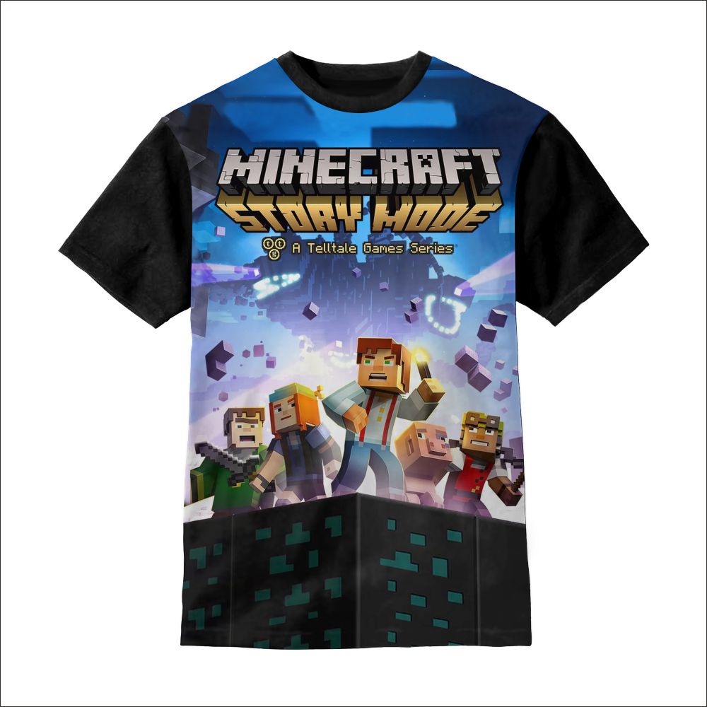 Kaos Anak War Streamt Minecraft Story Mode - Ninacuteshop
