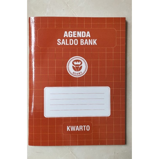 

BUKU AGENDA SALDO BANK UKURAN KWARTO | BUKU NOTA | GLORY