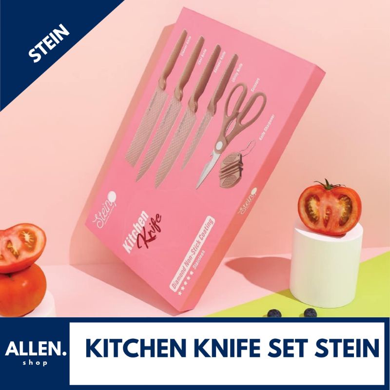 Stein Cookware Kitchen Knife Set Diamond 6in1