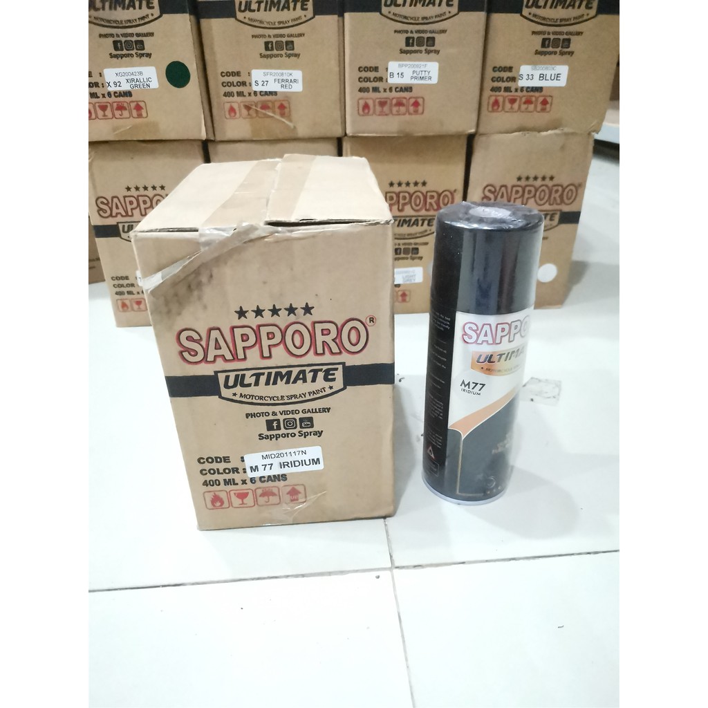 Cat Semprot Sapporo Ultimate M77 Iridium