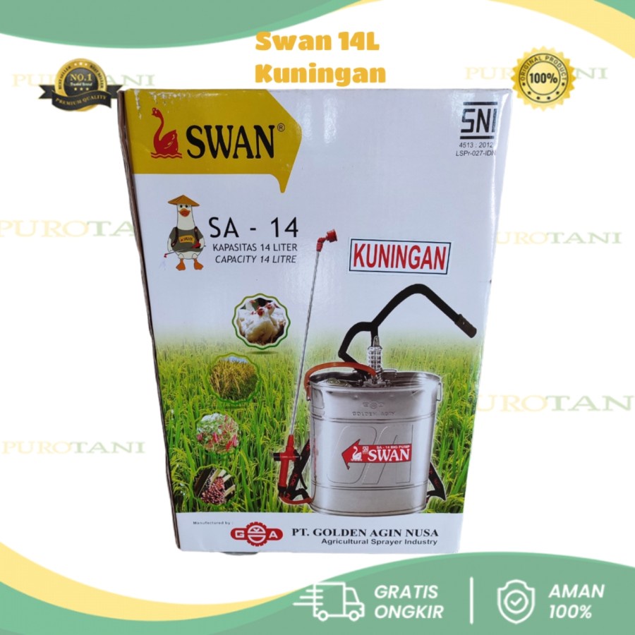 Tangki Semprot Hama Hand Sprayer Swan SA 14 Liter