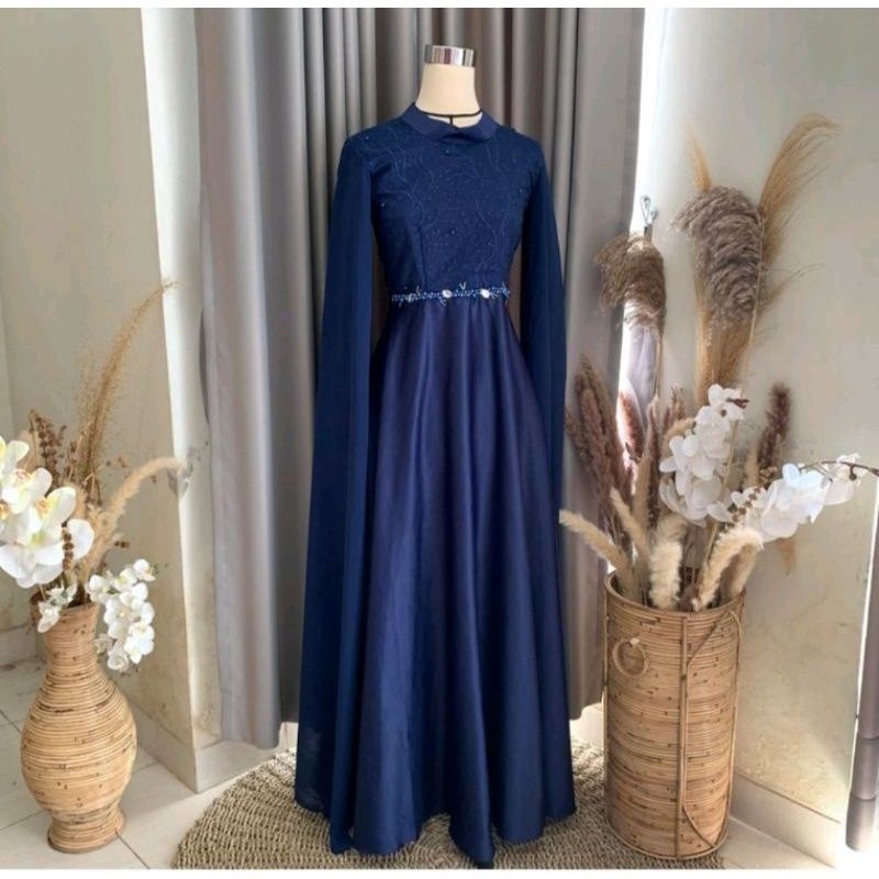 dres farsha,gaun formal, elegan,gaun kondangan, hajatan, pertemuan keluarga,pesta pernikahan, lamaran