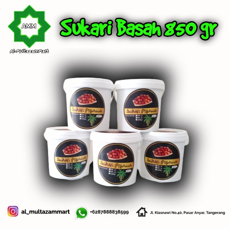 

kurma Sukari basah kemasan 850gr