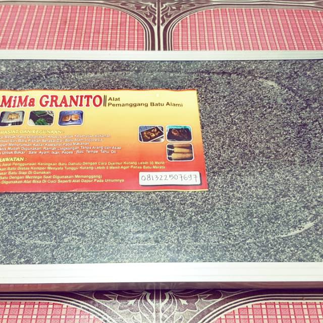 Batu Bakar Granit Asli