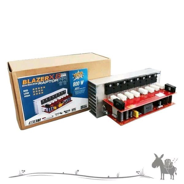 KIT Power Amplifier Blazer X8 Rapor Driver by SONIC Boom 800watt MONO