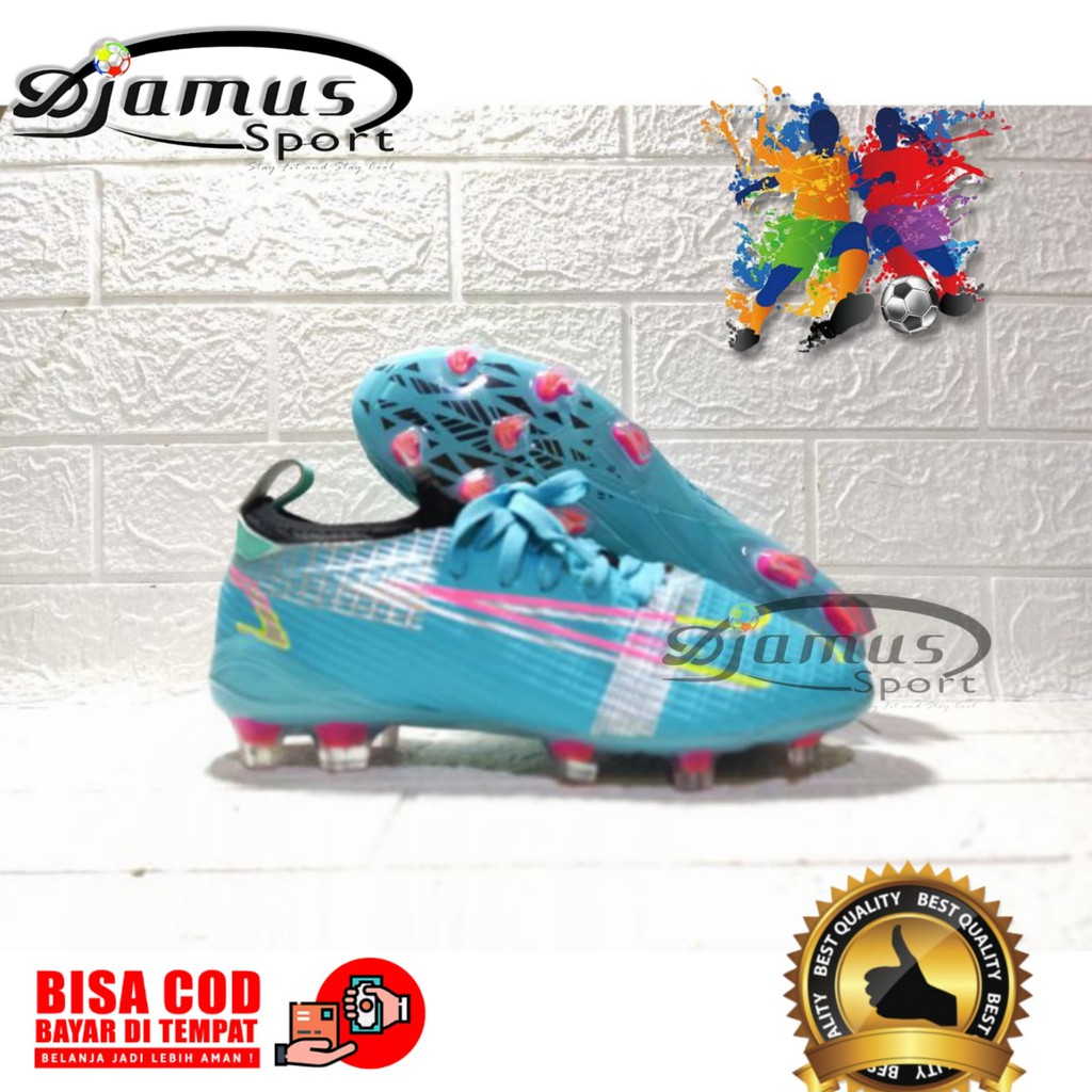 Sepatu bola nike semiboot mercurial biru muda | Sepatu Bola Nike Superfly biru tosca | Sepatu sepakb