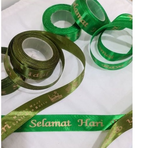 

Pita Satin Idul Fitri / Lebaran Per Roll 20 Yard, Lebar 2.5Cm