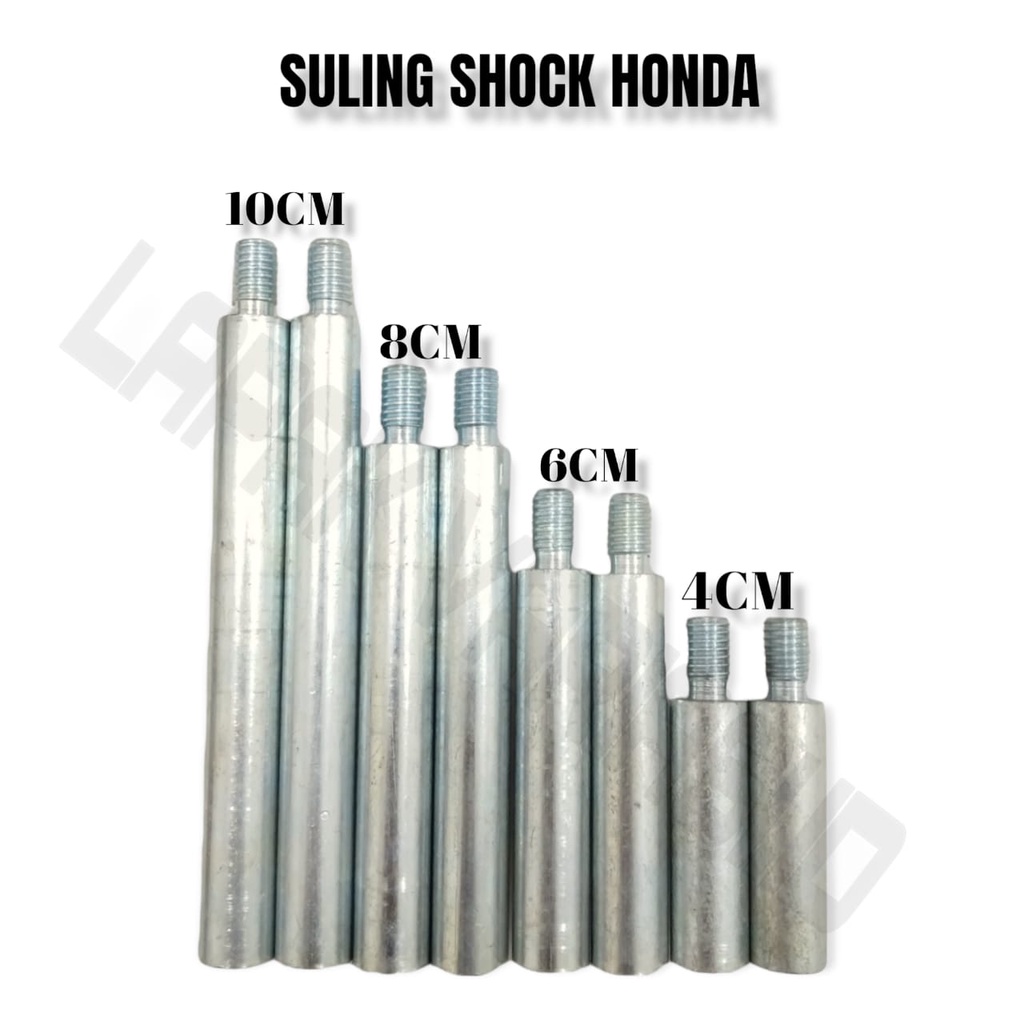 SULING SHOCK DEPAN HONDA YAMAHA SET SEPASANG CHROME MOTOR PENINGGI SULING SHOCK SET UNIVERSAL