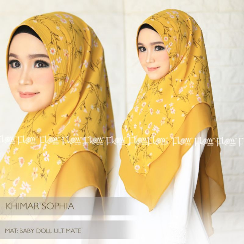 KHIMAR SOPHIA Original FLOW "Ready Stock