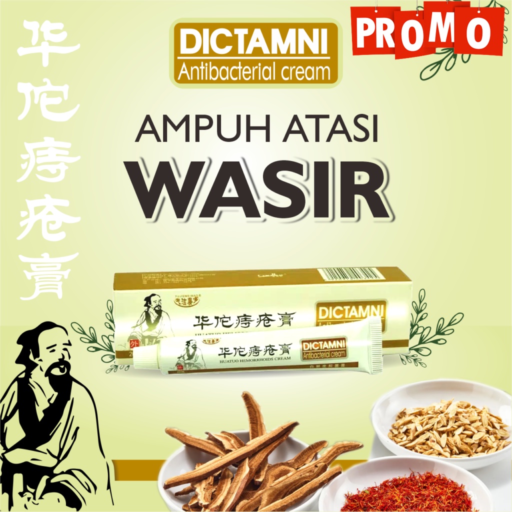PROMO Salep wasir ampuh asli cina dictamni original obat anus luka gatal berdarah TERAMPUH