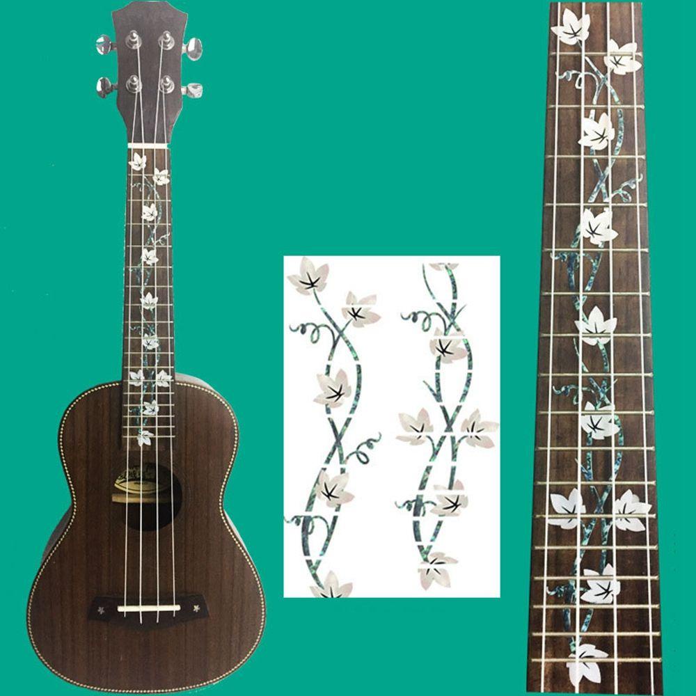 Stiker Fretboard Nanas Baru Alat Musik Dekorasi Indah Cross Inlay Decals