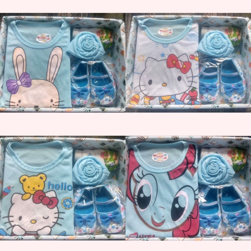 Kado Bayi Baru Lahir/Parsel Sambang Bayi -CEWEK-Biru muda 2