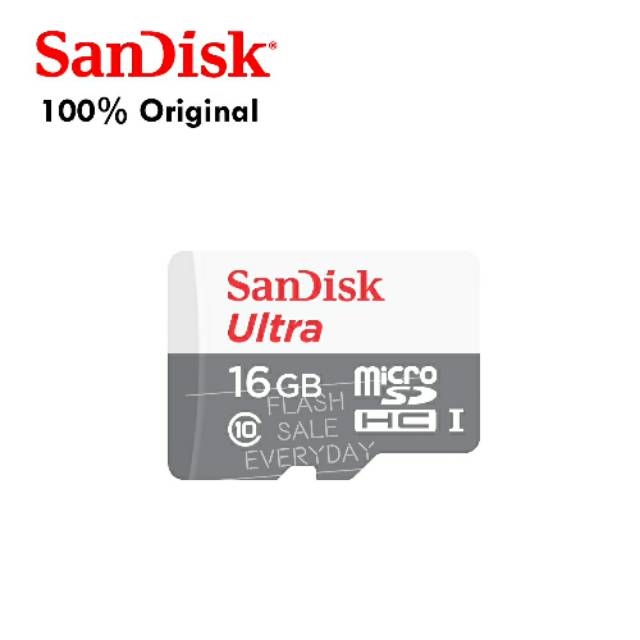 Sandisk Ultra 16GB MicroSD Sandisk original Kartu SD Sandisk