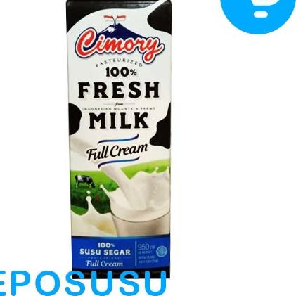 

✮ Freshmilk CIMORY 950ml - kemasan tanpa tutup (INSTANT ONLY) ✶