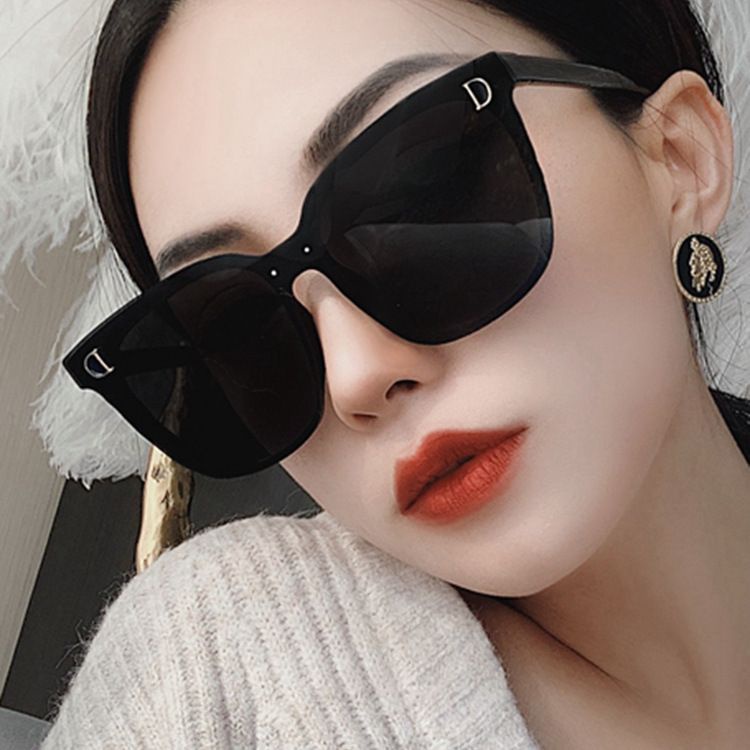 ✅Grosir Jam Senen - Kacamata Hitam Korean Gaya Wanita Kacamata Hitam Vintage Gaya Mata Kucing Women Sunglasses