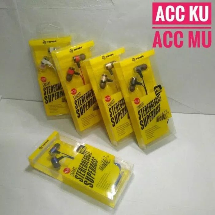 Earphone Headset Papada Super Bass Sura Stereo Kualitas Mantap Papada PA200