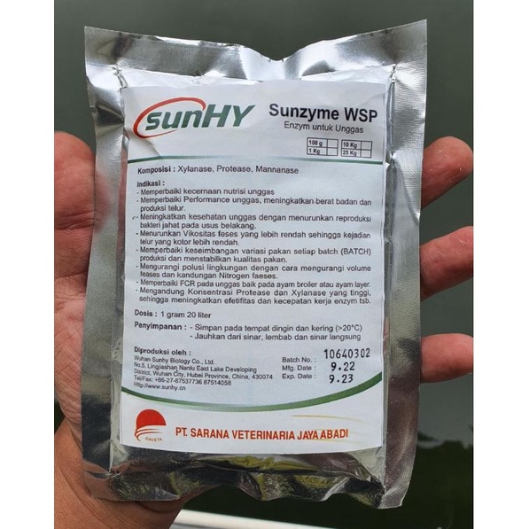 SUNZYME WSP | ENZIM UNTUK UNGGAS - ENZIM UNTUK TERNAK