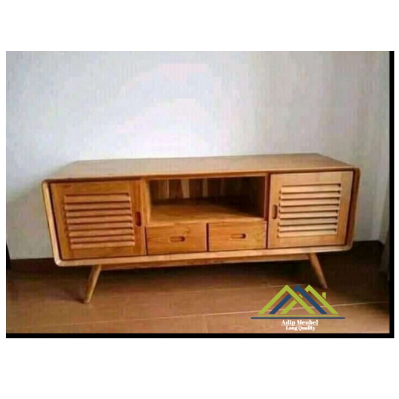 Bufet Retro Minimalis Jati asli Jepara