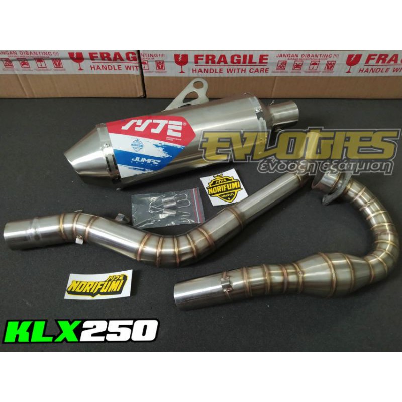 knalpot norifumi jumpz klx250 klx250cc