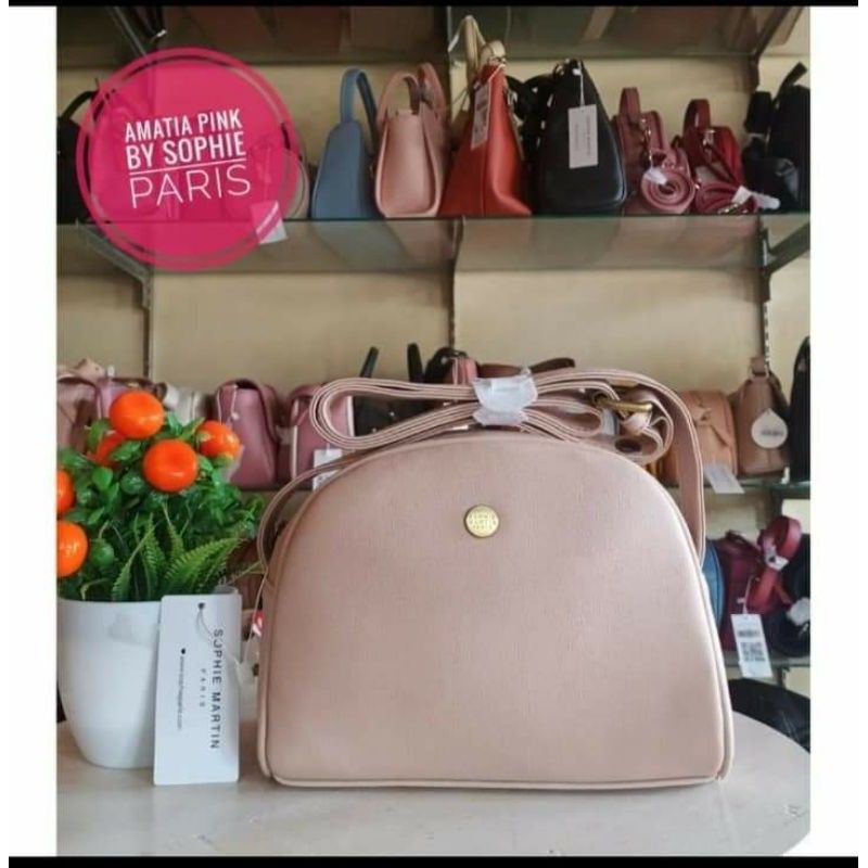 TAS AMITEE SERIES : AMITEE / AMATIA PINK , SOPHIE MARTIN PARIS PROMO SELEMPANG WANITA