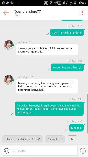 Piring Salad / Ayam Jago Seri 2/ Ukuran 18,5cm / Mangkuk Salad