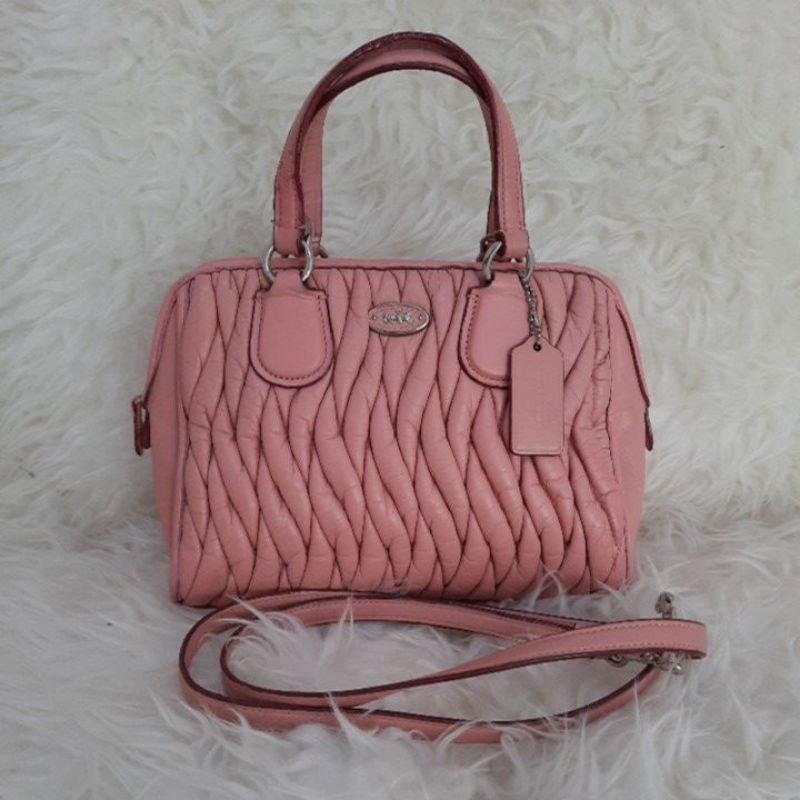 Preloved Coach mini nolita Satchel