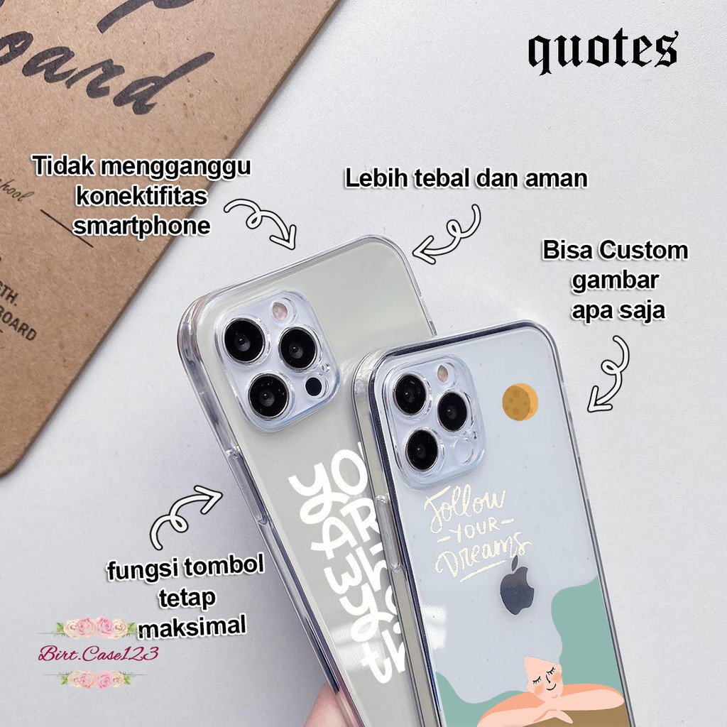 Softcase Bening QUOTES Realme C1 C2 C3 3 5 5i 5s 6 7 Narzo 7i C17 C11 C12 C25 C15 X Xt Pro BC4672