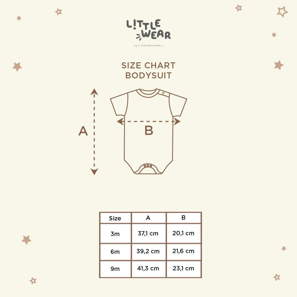 Little Palmerhaus - Little Wear Bodysuit Roundneck Retro Series