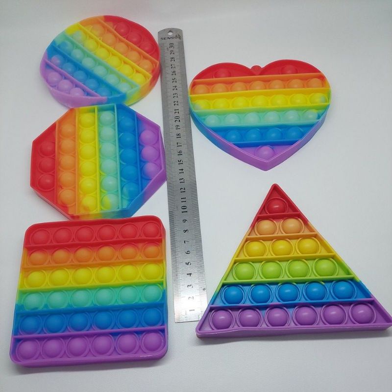 Pop it raibow harga/pcs