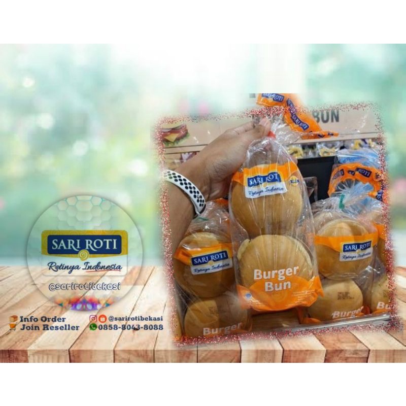 Burger Bun Sari Roti