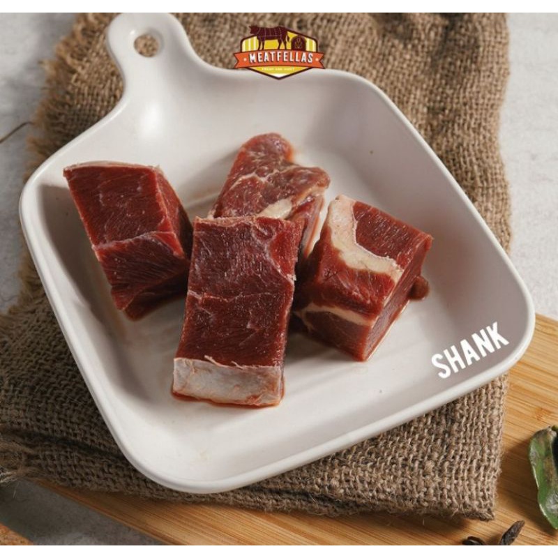 

Shank Cube Premium AUS Beef Sengkel Daging Sapi Import 500 Gram