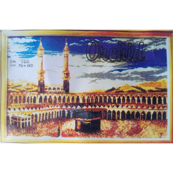 KRUISSTEEK KRISTIK ORCHID MOTIF KA'BAH OR 160