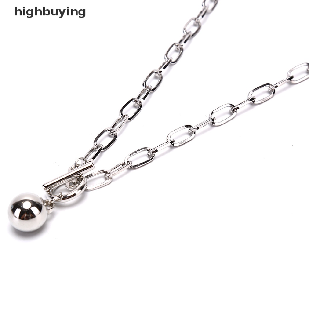 Hbid Kalung Rantai Panjang Multi layer Liontin Koin Metal Gaya Punk Casual Untuk Wanita